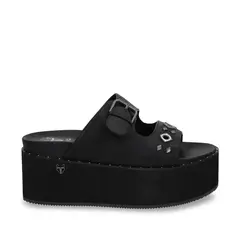 GOTTA - Sandalia Mujer Negra Plataforma 1566D