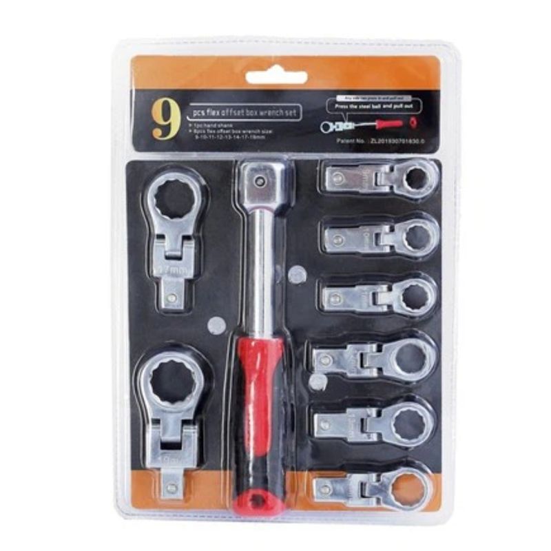 GENERICO - llave de torsión Llave de torsión Flexible extraíble de 180 °