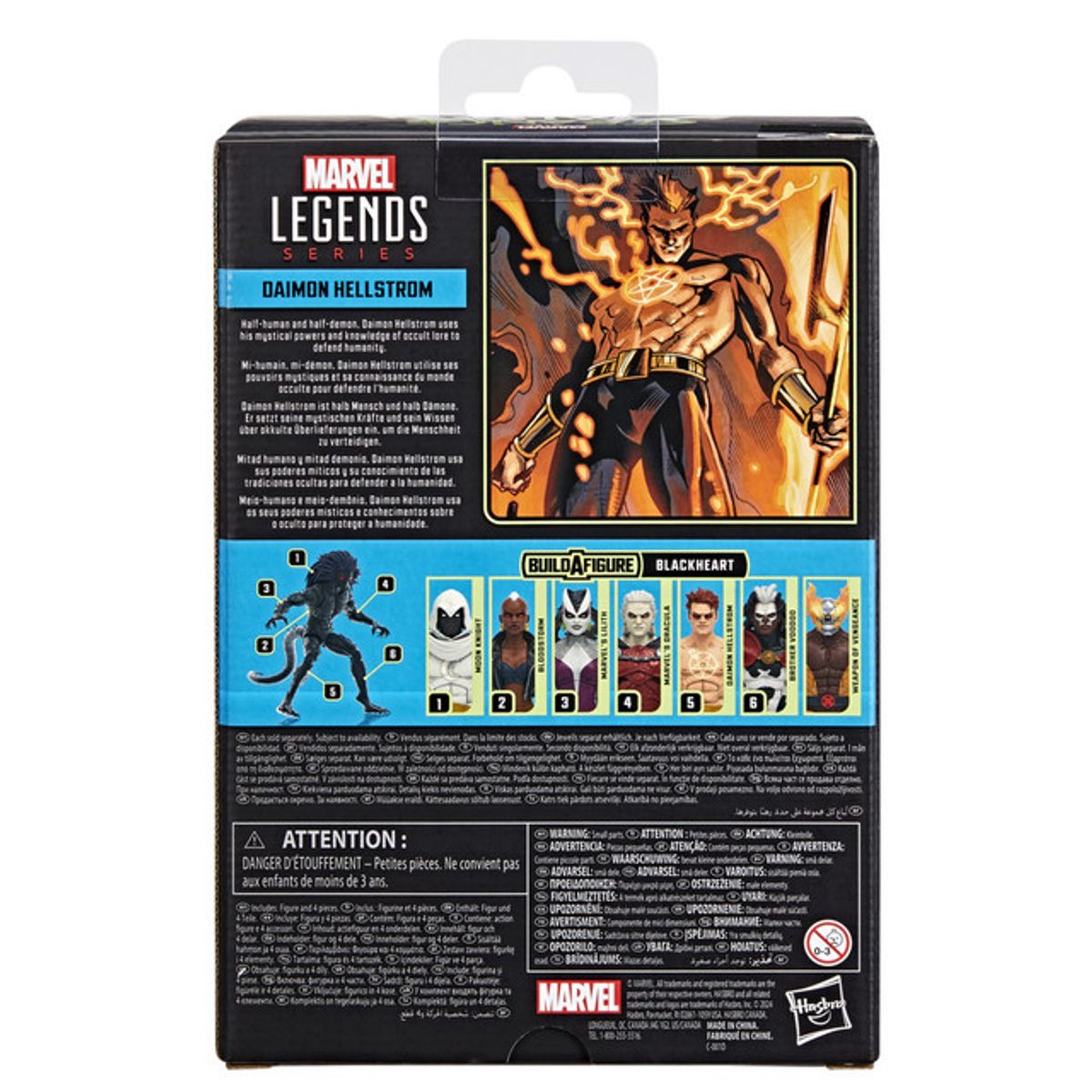 MARVEL - Figura de Acción Marvel Legends Series Strange Tales Daimon Hellstrom