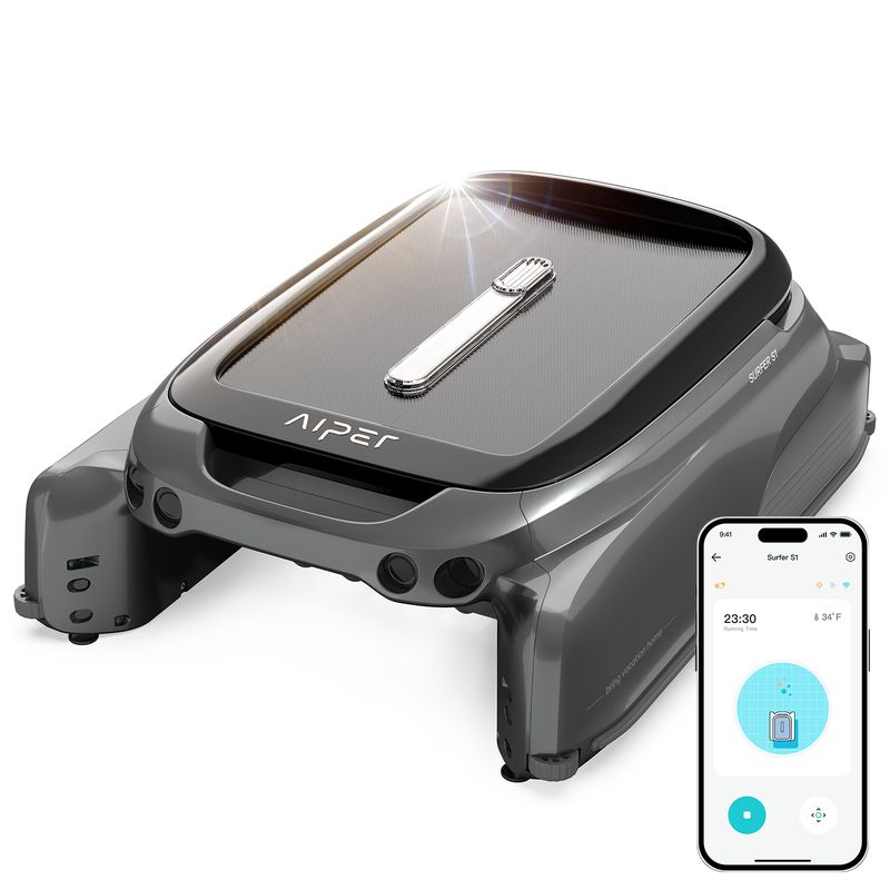 GENERICO - Robot Saca Ojas Automatico Aiper Surfer S1 Carga Solar