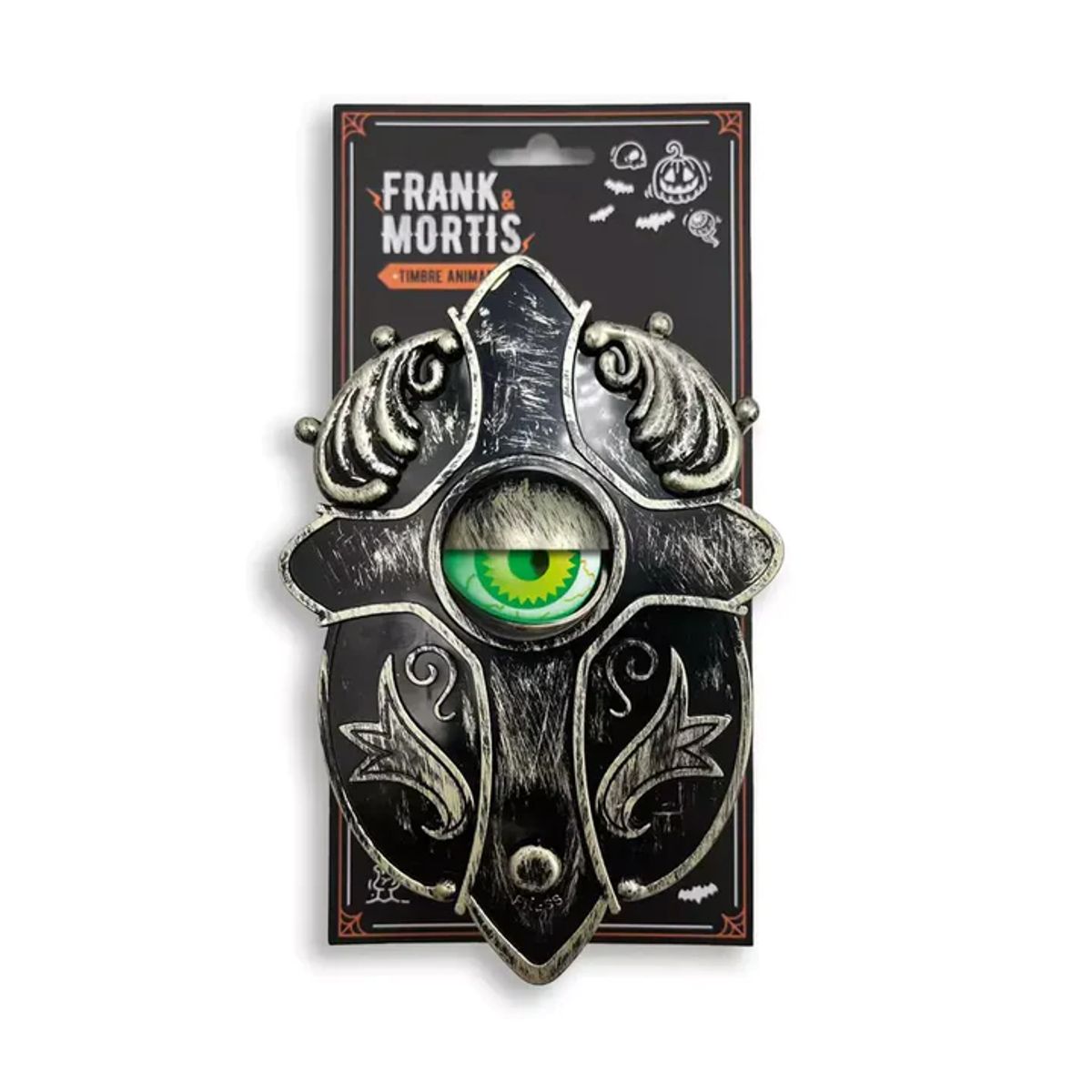 FRANK & MORTIS - Timbre Cruz Ojo Con Sonido Y Animación Decoración Halloween