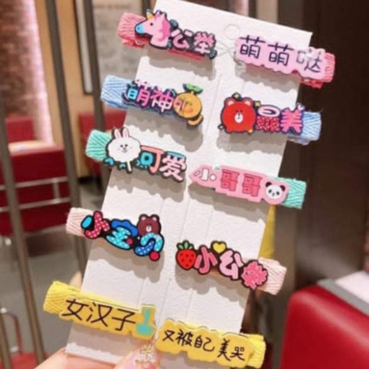 GENERICO - Set 10unds pinches para niña