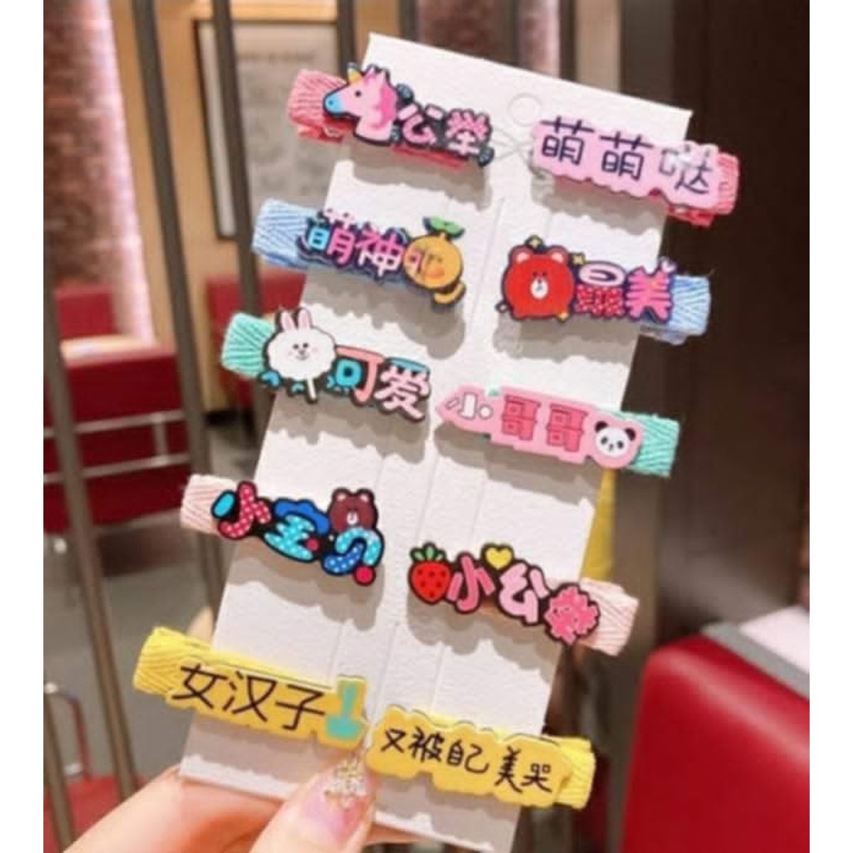 GENERICO - Set 10unds pinches para niña