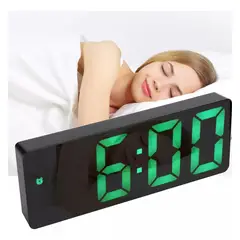 GENERICO - Reloj Digital Led Con Temperatura Alarma Y Calendario