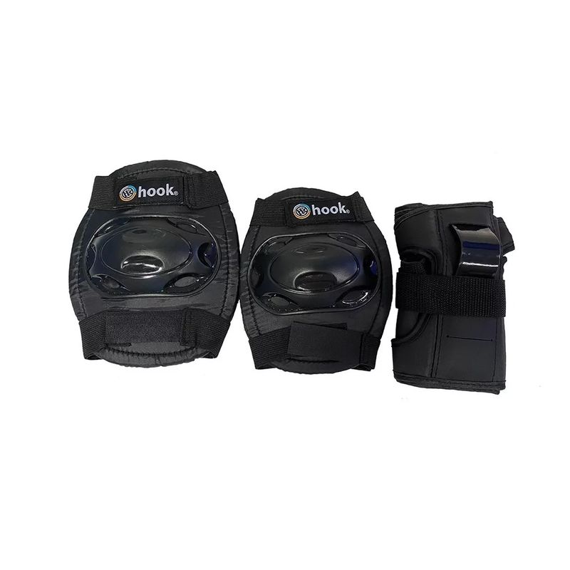 HOOK - Set Protecciones Hook 405 Codera Rodillera Muñequera