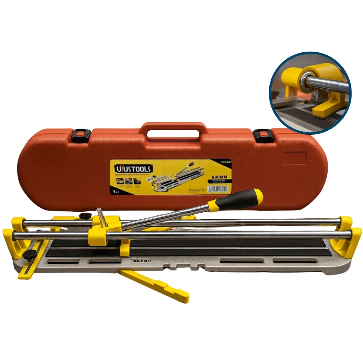 GRUPO UYUSA UYUSTOOLS - Cortadora De Cerámica Y Porcelanato 60 Centímetros Con Maleta Uyustools