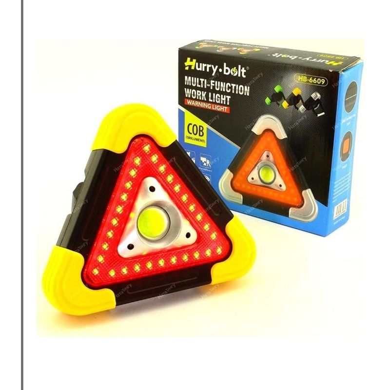 GENERICO - Linterna Emergencia Triangular Led Intermitente Portatil