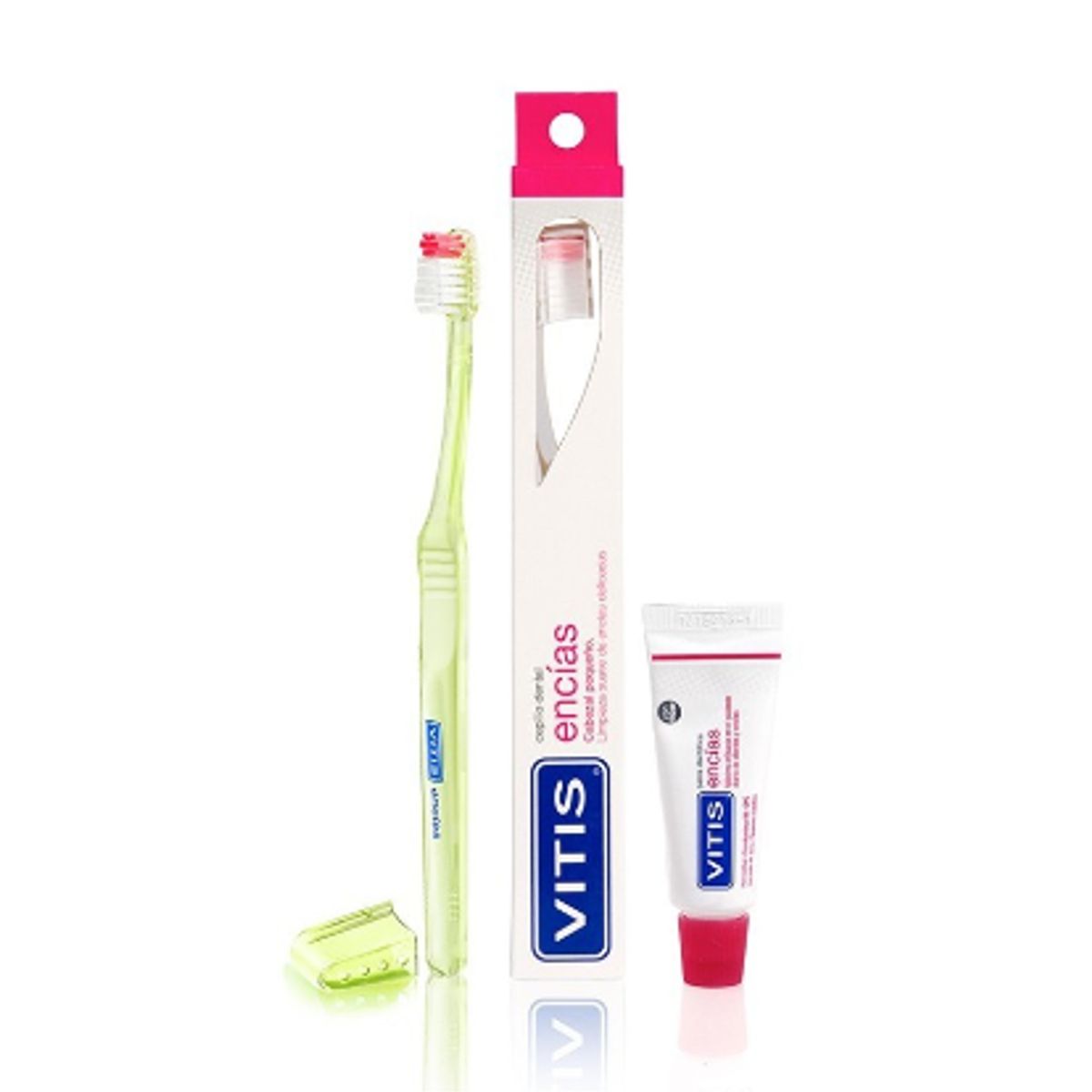 VITIS - Pack Cepillo VITIS® encías + mini pasta 15ml