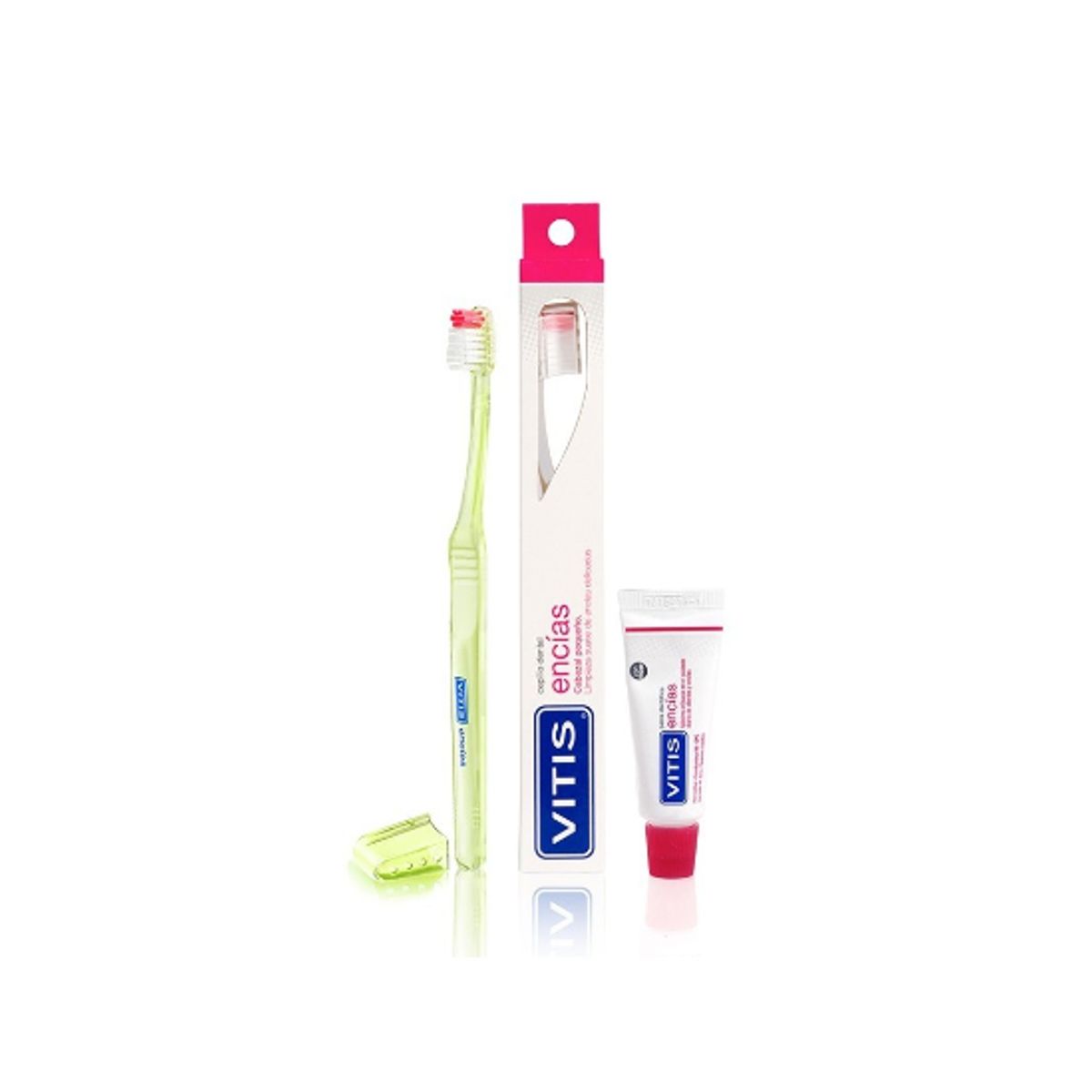 VITIS - Pack Cepillo VITIS® encías + mini pasta 15ml