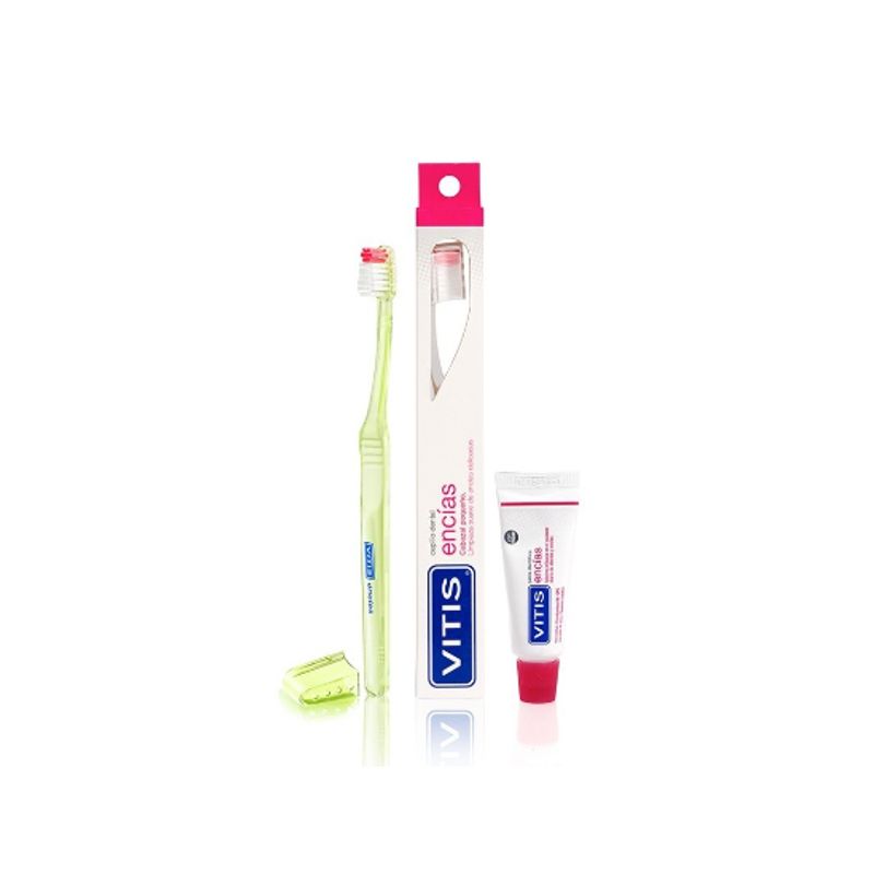 VITIS - Pack Cepillo VITIS® encías + mini pasta 15ml