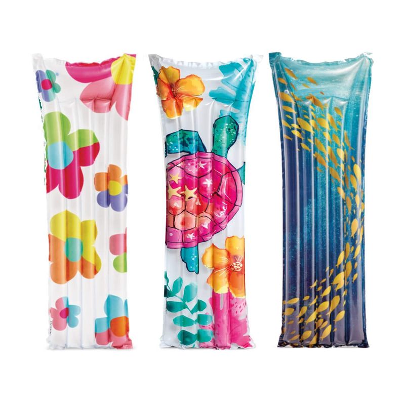 INTEX - Colchoneta Inflable INTEX Tropical Fashion 183x69cm