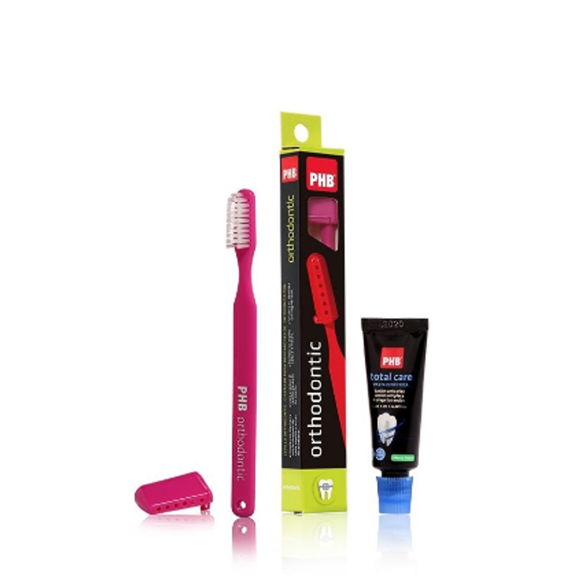 PHB - Pack Cepillo PHB® orthodontic + mini pasta 15ml