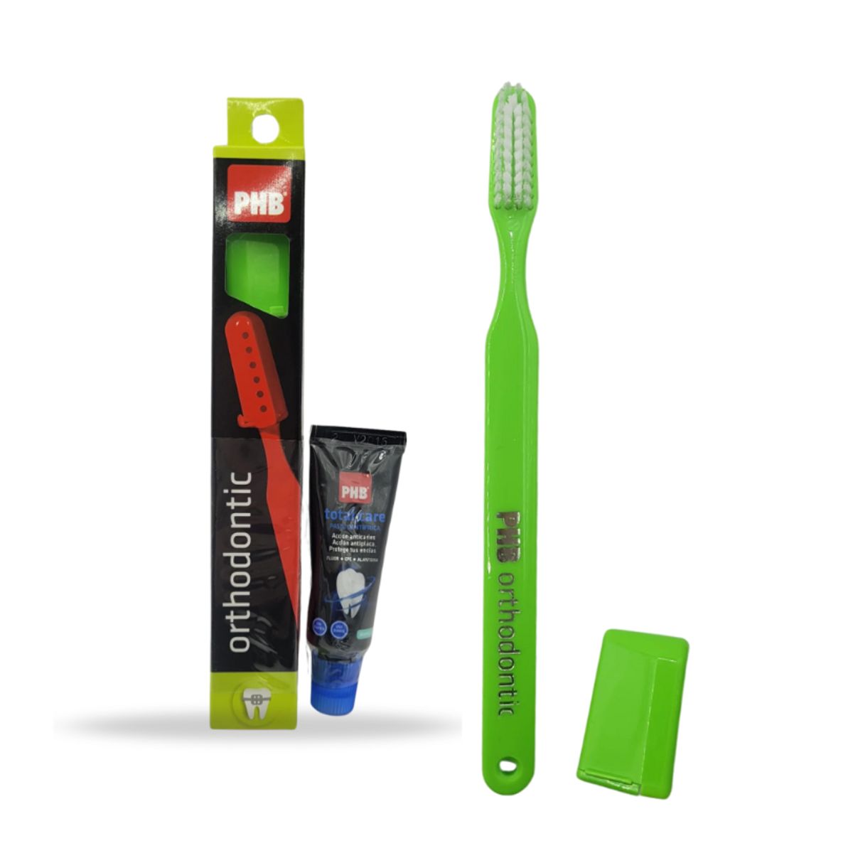 PHB - Pack Cepillo PHB® orthodontic + mini pasta 15ml