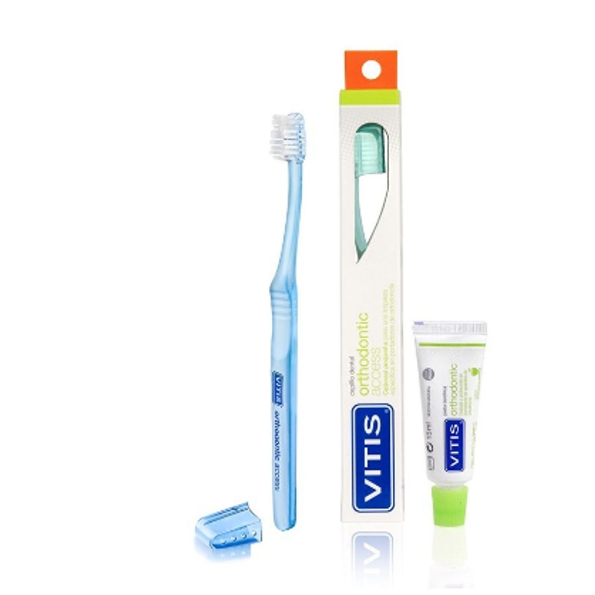 VITIS - Cepillo VITIS® access orthodontic + mini pasta 15ml