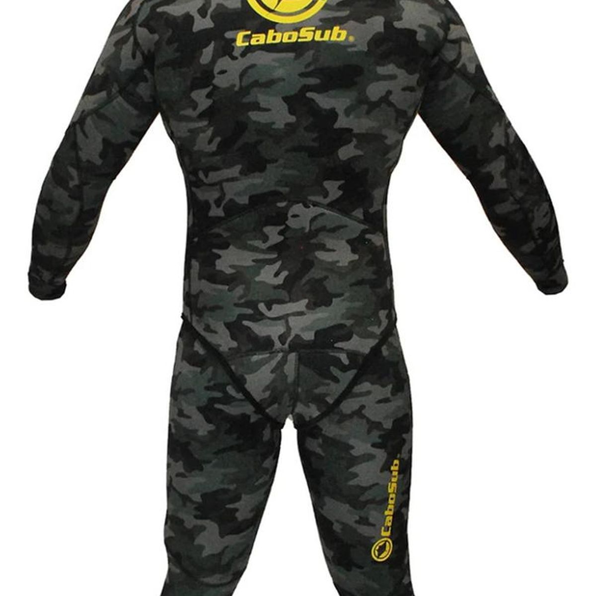CABOSUB - Traje de Apnea y buceo Cabosub Camuflado 7mm - Negro - XL