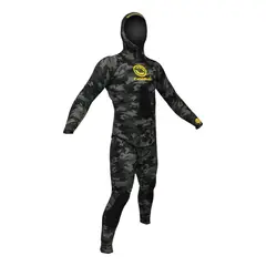 CABOSUB - Traje de Apnea y buceo Camuflado 7mm - Negro - XXL