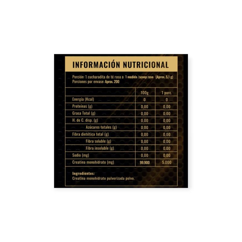 STRONG - CREATINA MONOHIDRATADA 1KG - STRONGEST