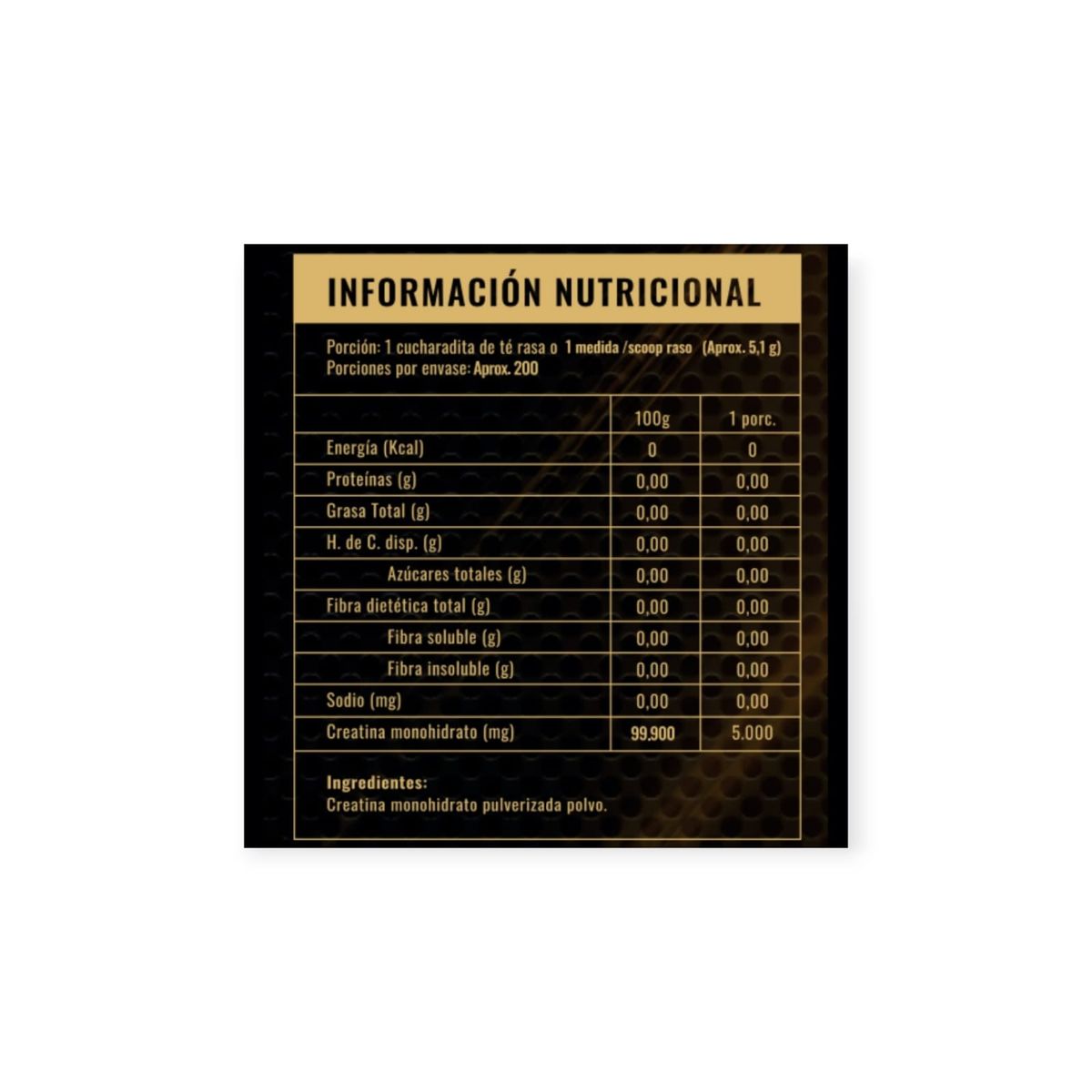 STRONGEST - CREATINA MONOHIDRATADA 1KG - STRONGEST