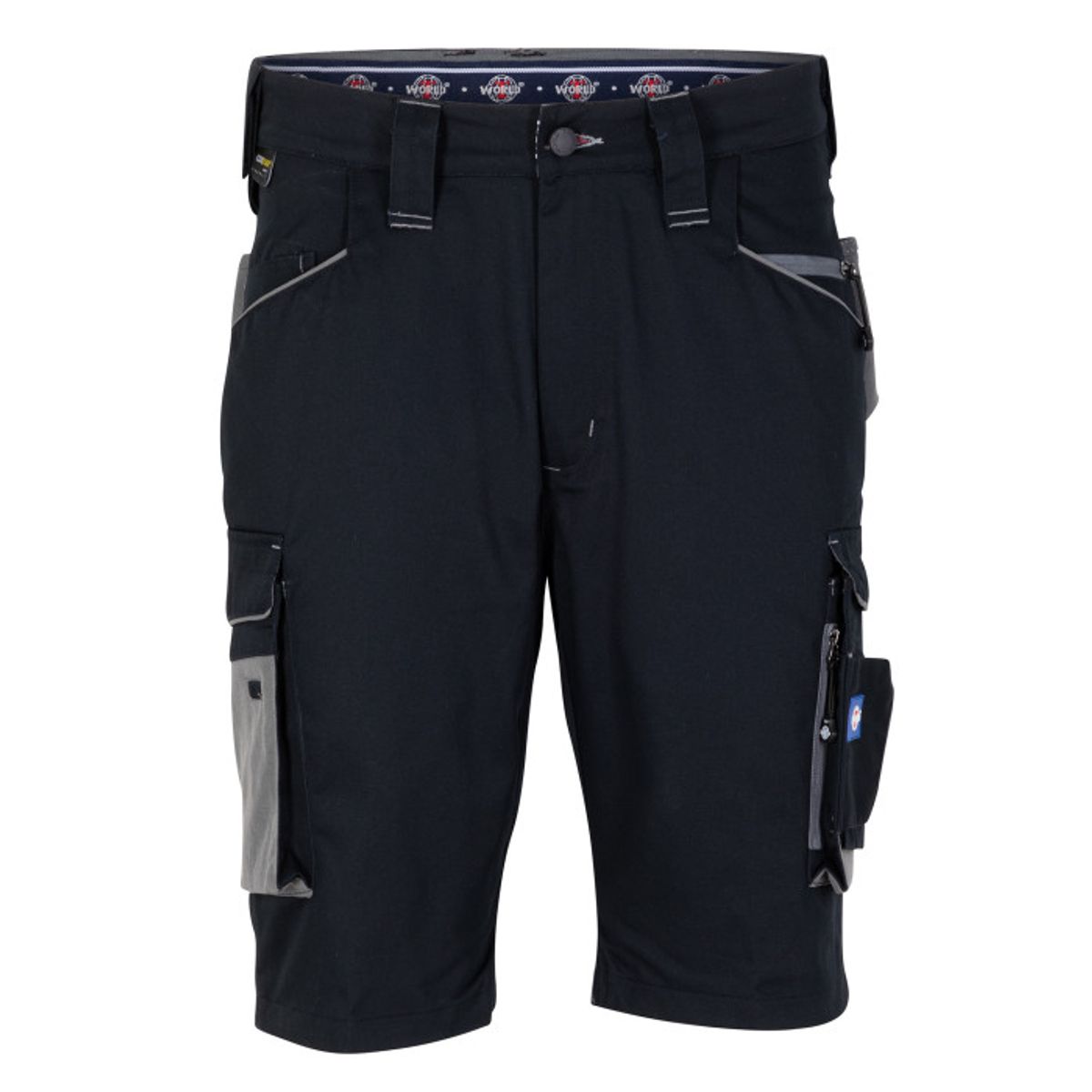 T-WORLD - Pantalón Corto Cargo Hombre Gabardina Durable Multibolsillo