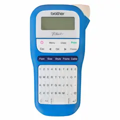 BROTHER - ROTULADORA PT-H110 PORTATIL AZUL