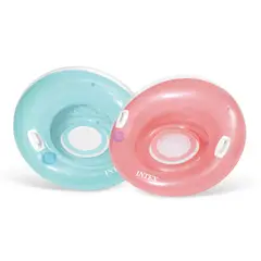 INTEX - Flotador Sillón Inflable SitN Float Transparent 119cm