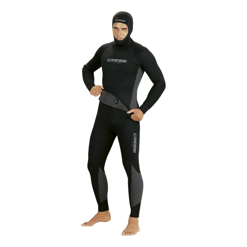 CRESSI - Traje de Buceo Neopreno Cressi  8 Mm Modelo Fisterra - Negro - S