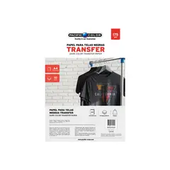 PACIFIC COLOR - Papel Transfer Ropa Oscura 10 Hojas Tamaño A4 De 175grs - SC