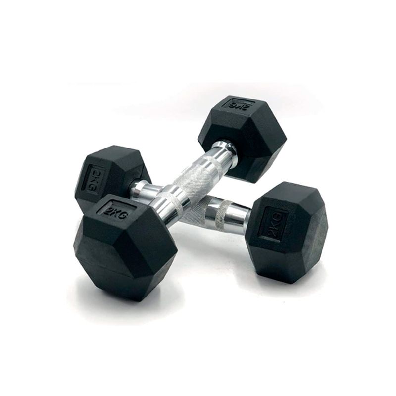 SDFIT - Mancuernas 2kg Cu 4kg Total Hexagonal