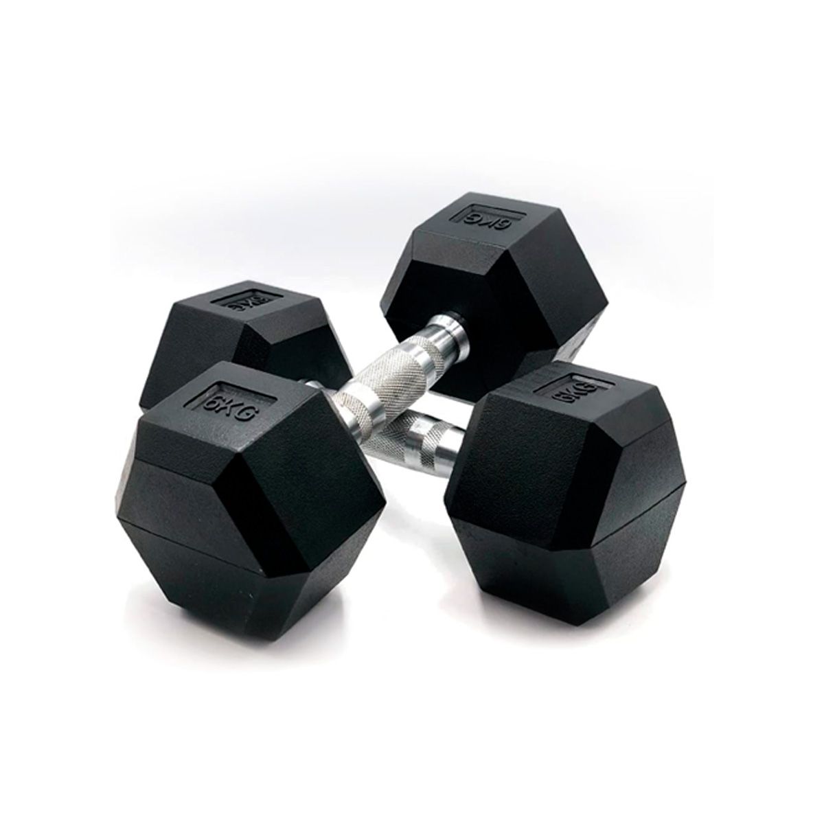 SDFIT - Mancuernas 6kg Cu 12kg Total Hexagonal