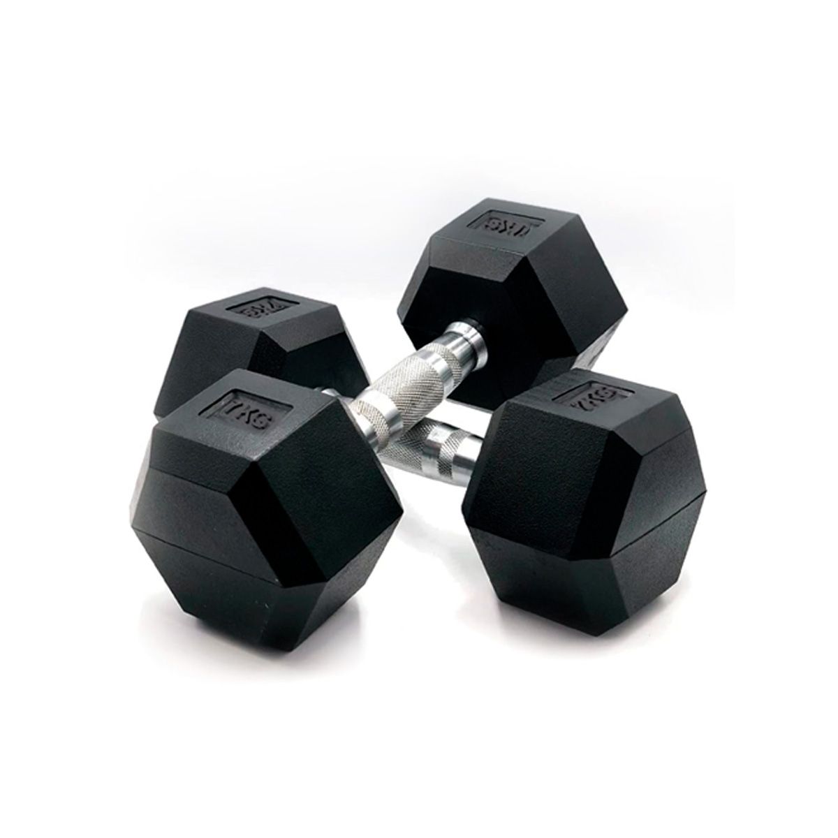 SDFIT - Mancuernas 7kg Cu 14kg Total Hexagonal