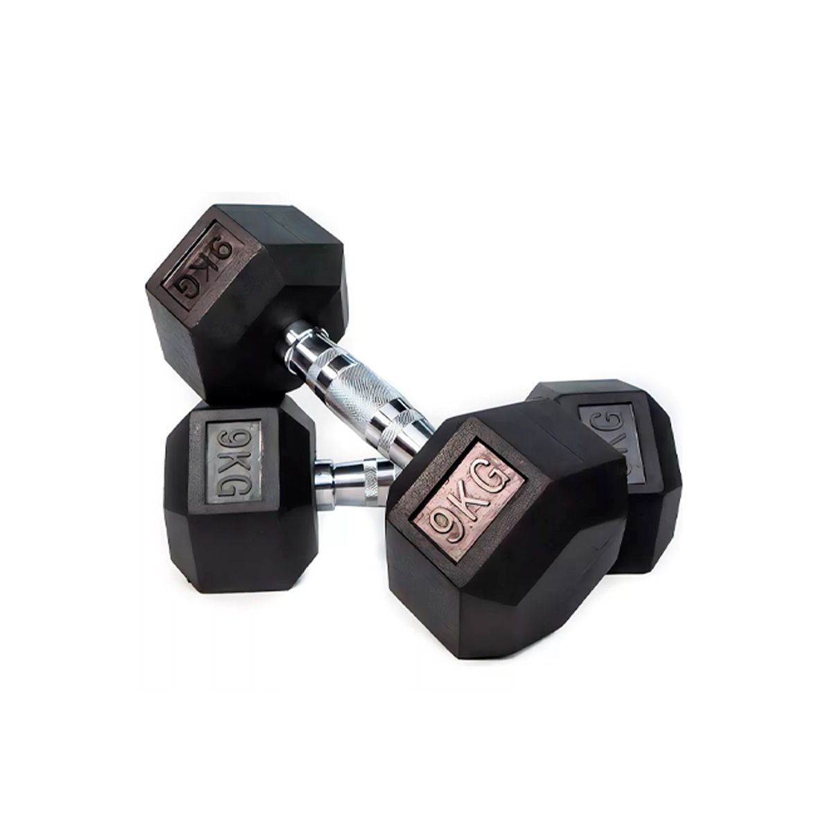 SDFIT - Mancuernas 9kg Cu 18kg Total Hexagonal