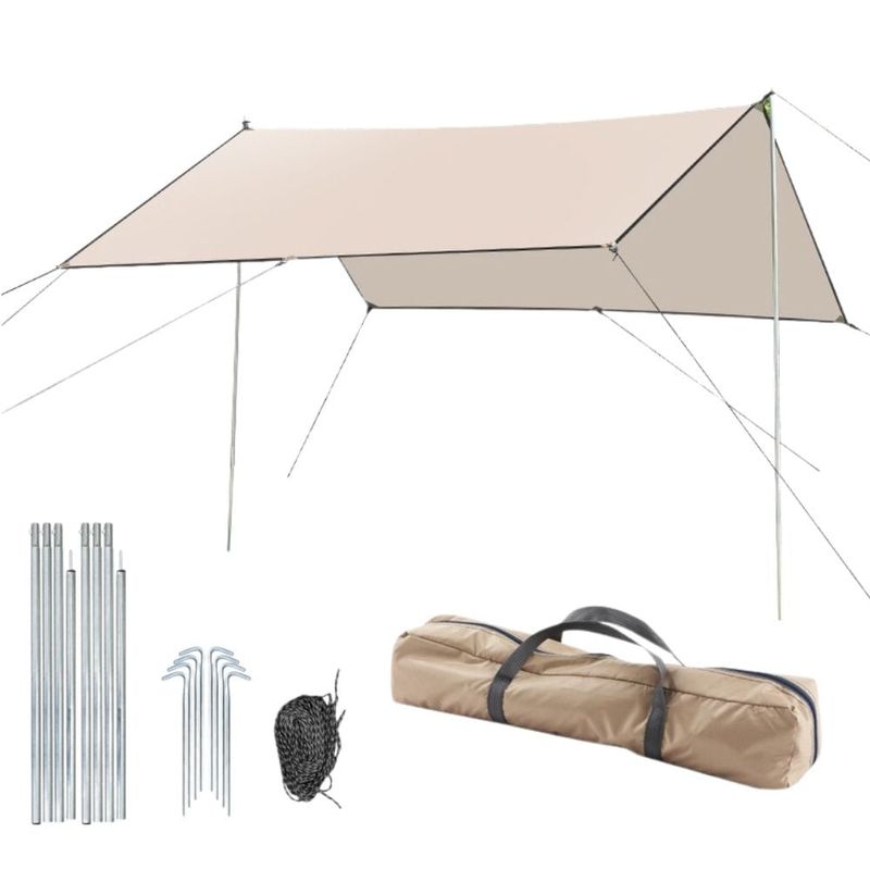 GENERICO - Toldo 3x3 M Carpa Plegable Camping Protección Uv Impermeable
