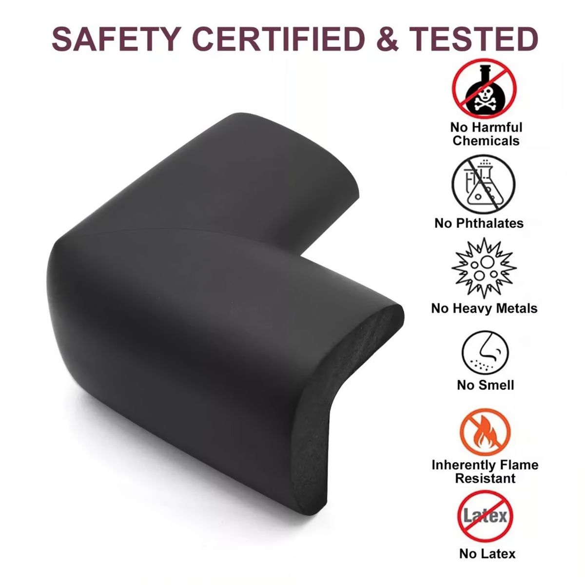 ATURE - Cinta Protector Niños 2m Bordes Mesas Muebles + 5 Esquineros