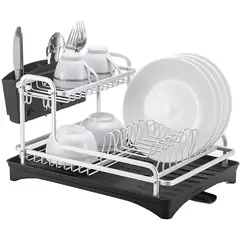 MP - Lujoso Secaplatos De Aluminio Antioxidante 2 Niveles