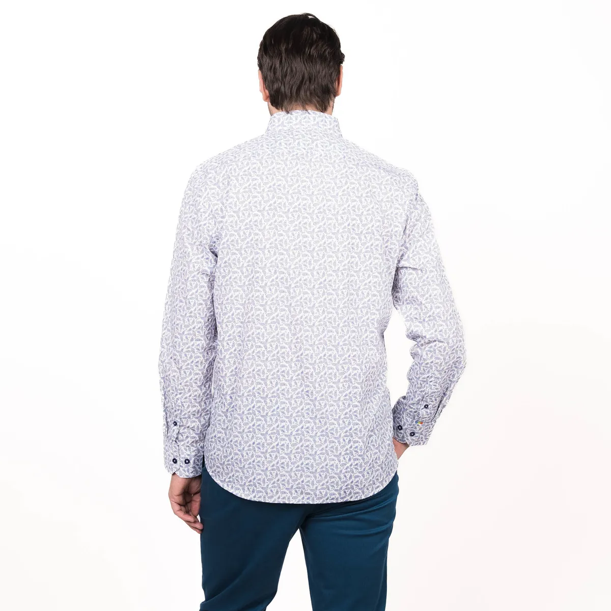 TRUVAL - Camisa Trevira Estampada Regular Fit TRUVAL