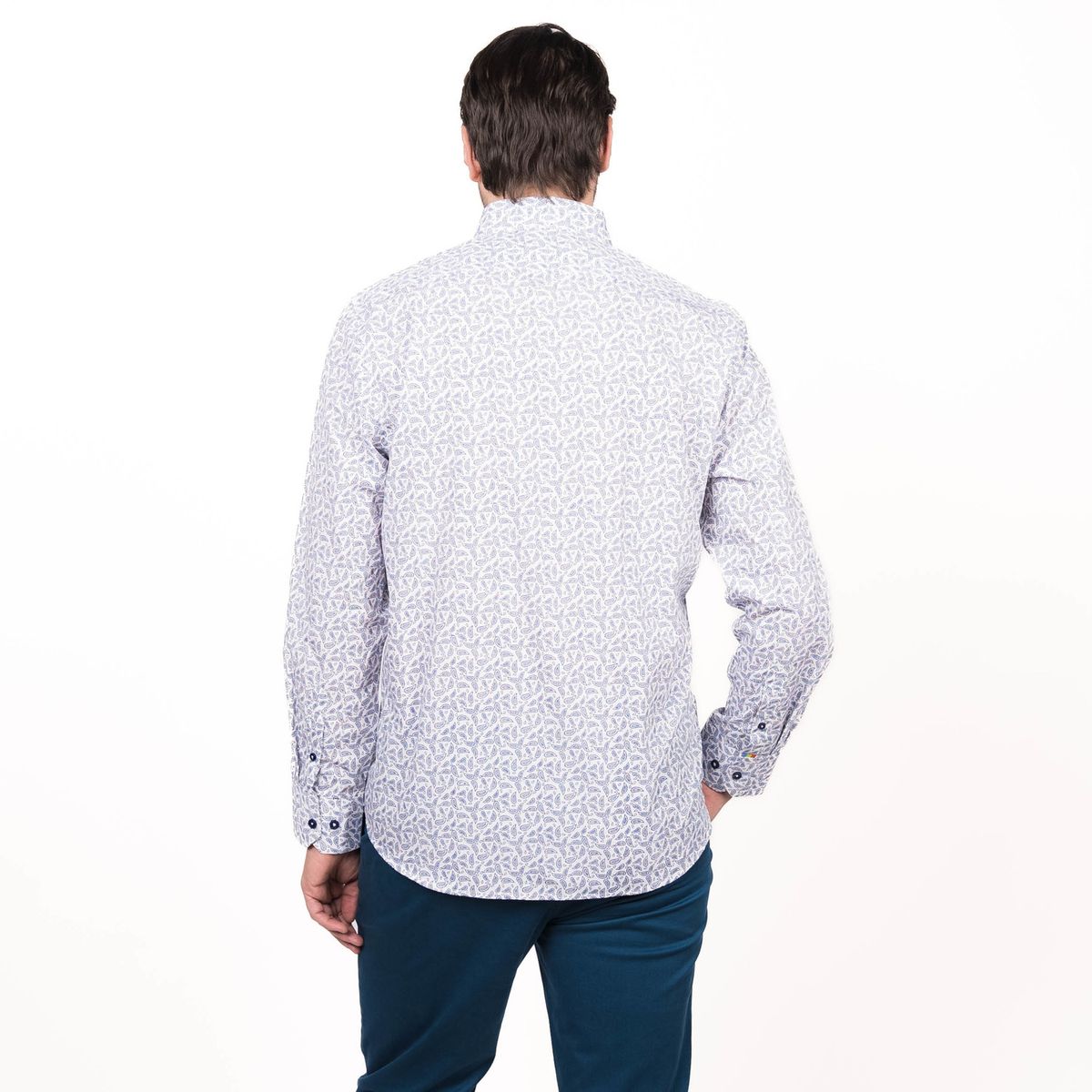 TRUVAL - Camisa Trevira Estampada Regular Fit TRUVAL
