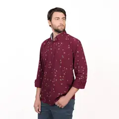 TRUVAL - Camisa Trevira Estampada Regular Fit