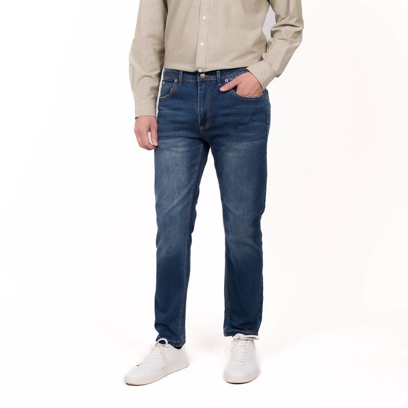 TRUVAL - Jeans Tendencia Slim Fit TRUVAL