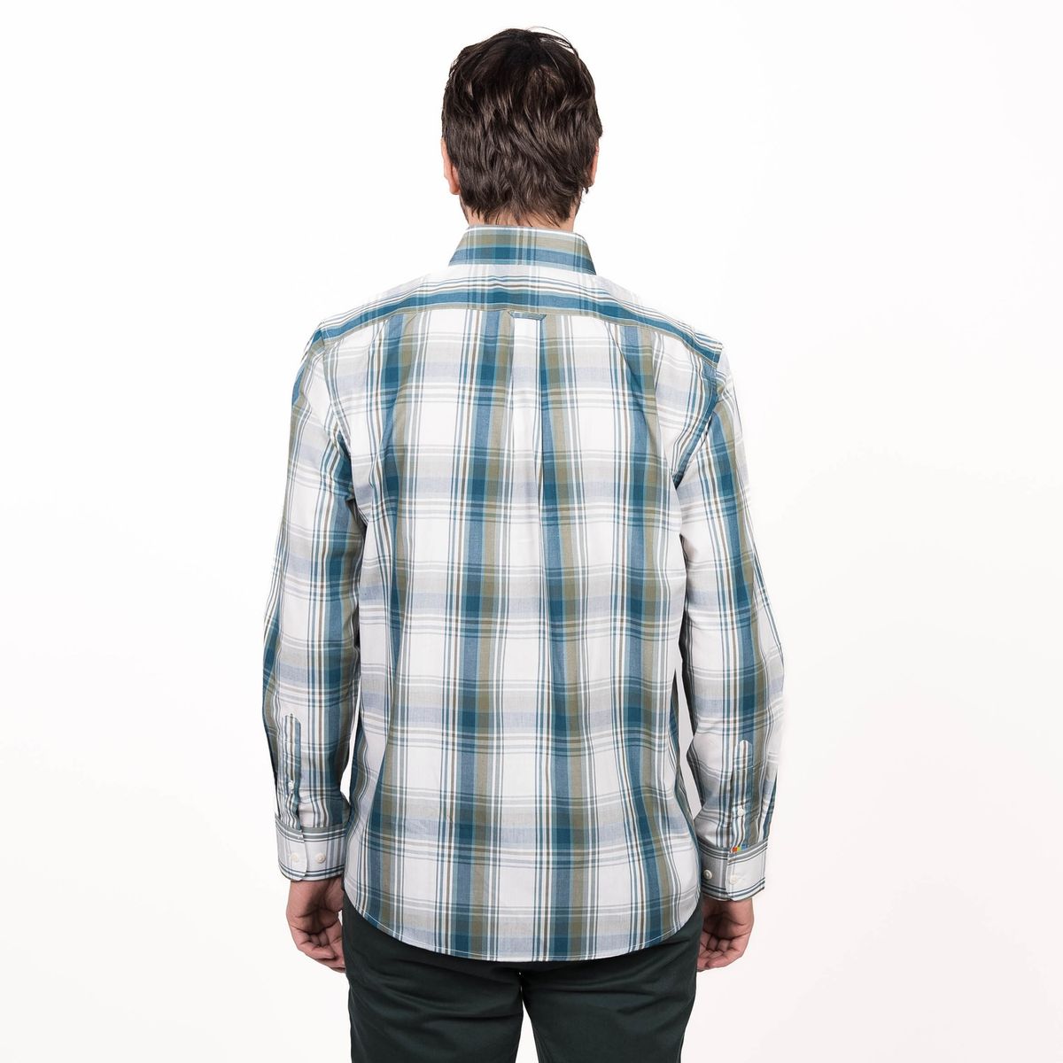 TRUVAL - Camisa Trevira Escocesa Regular Fit TRUVAL