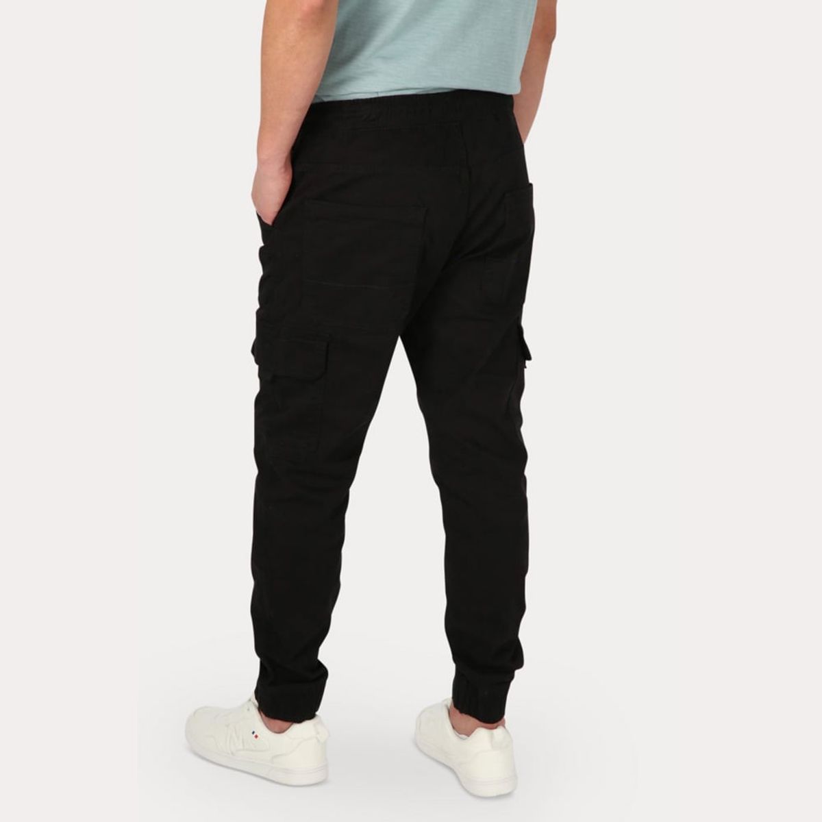 GANGSTER - Pantalon Jogger Canvas 0 Negro Gangster