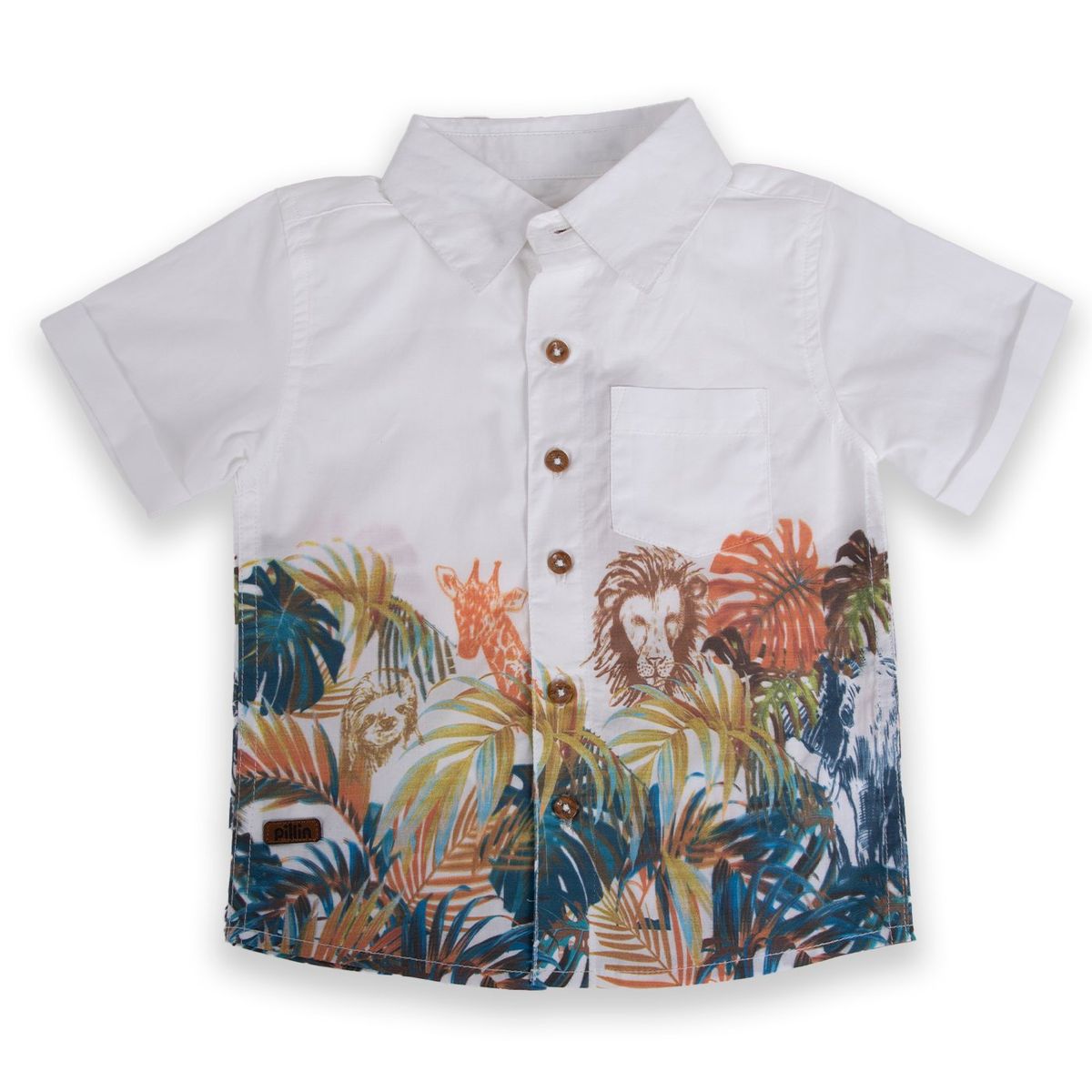 PILLIN - Camisa Bebé Niño Blanco Pillin PILLIN