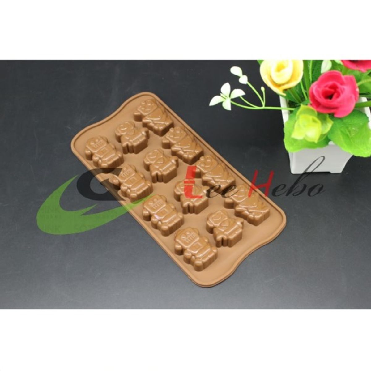 GENERICO - Molde Silicona Para Chocolate Forma Robots