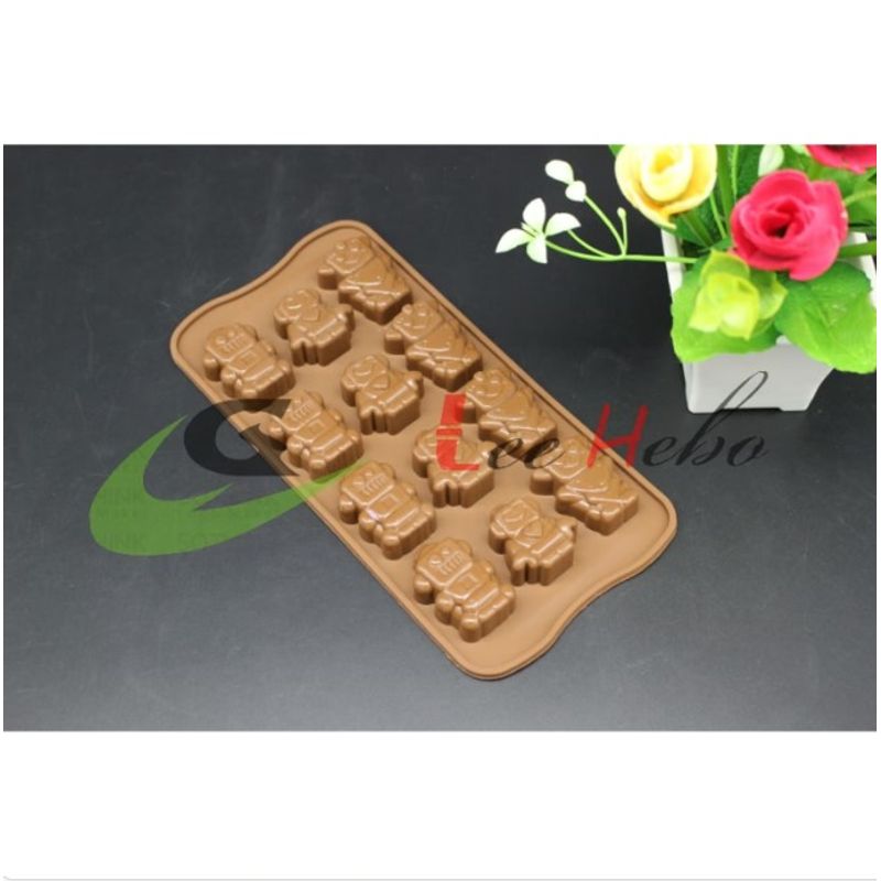 GENERICO - Molde Silicona Para Chocolate Forma Robots