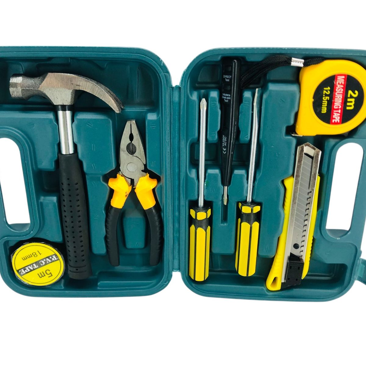 GENERICO - Kit Herramientas De Trabajo Basicas Maletin Para El Hogar