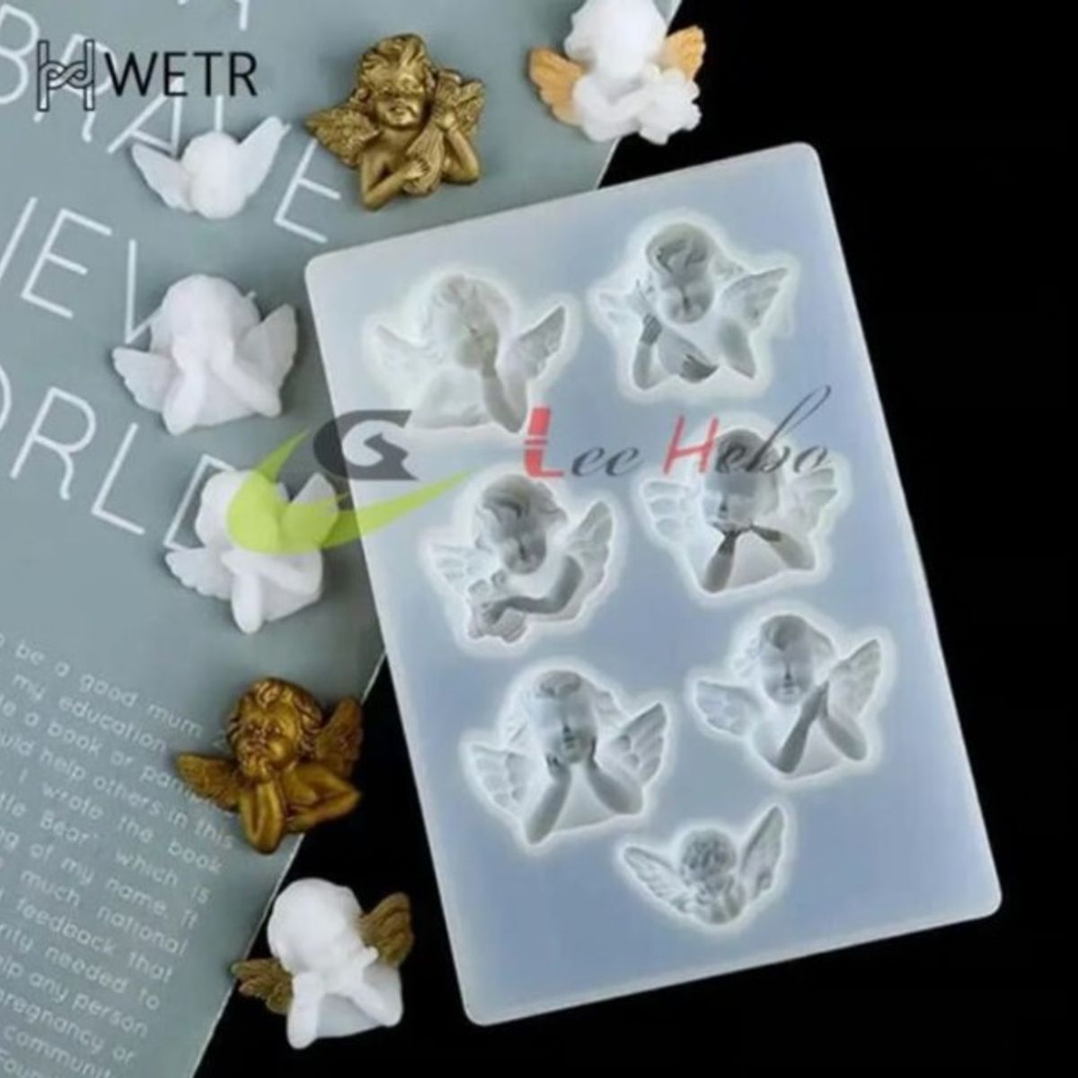 GENERICO - Molde Silicona Para Resina Figuras De Angel