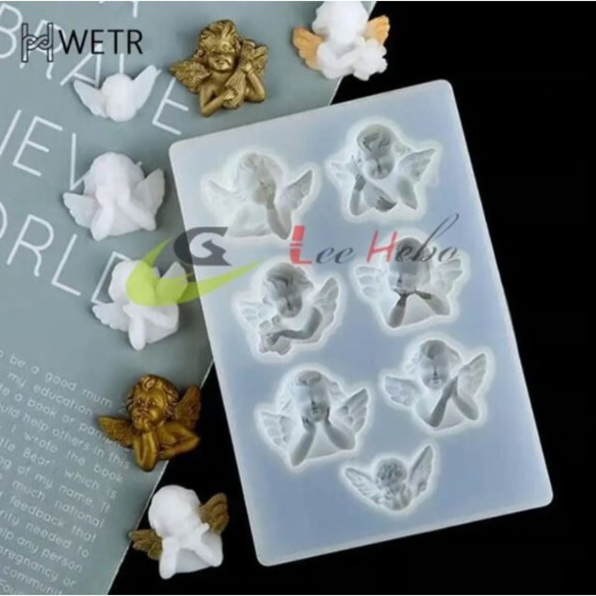 GENERICO - Molde Silicona Para Resina Figuras De Angel