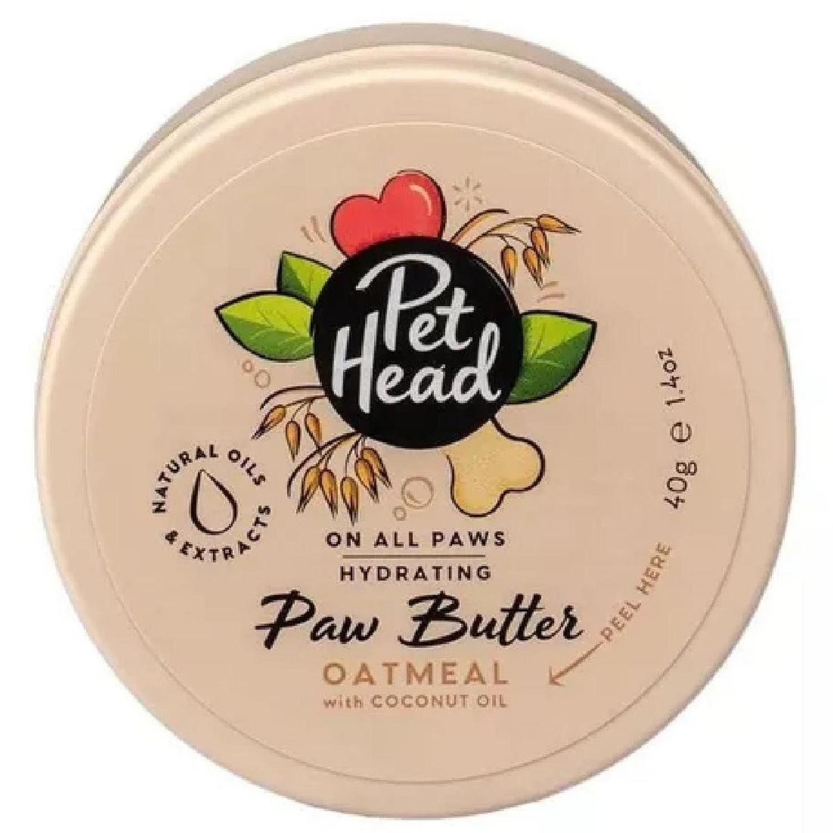 PET HEAD - Mantequilla De Avena Para Patitas Agrietadas 40 G