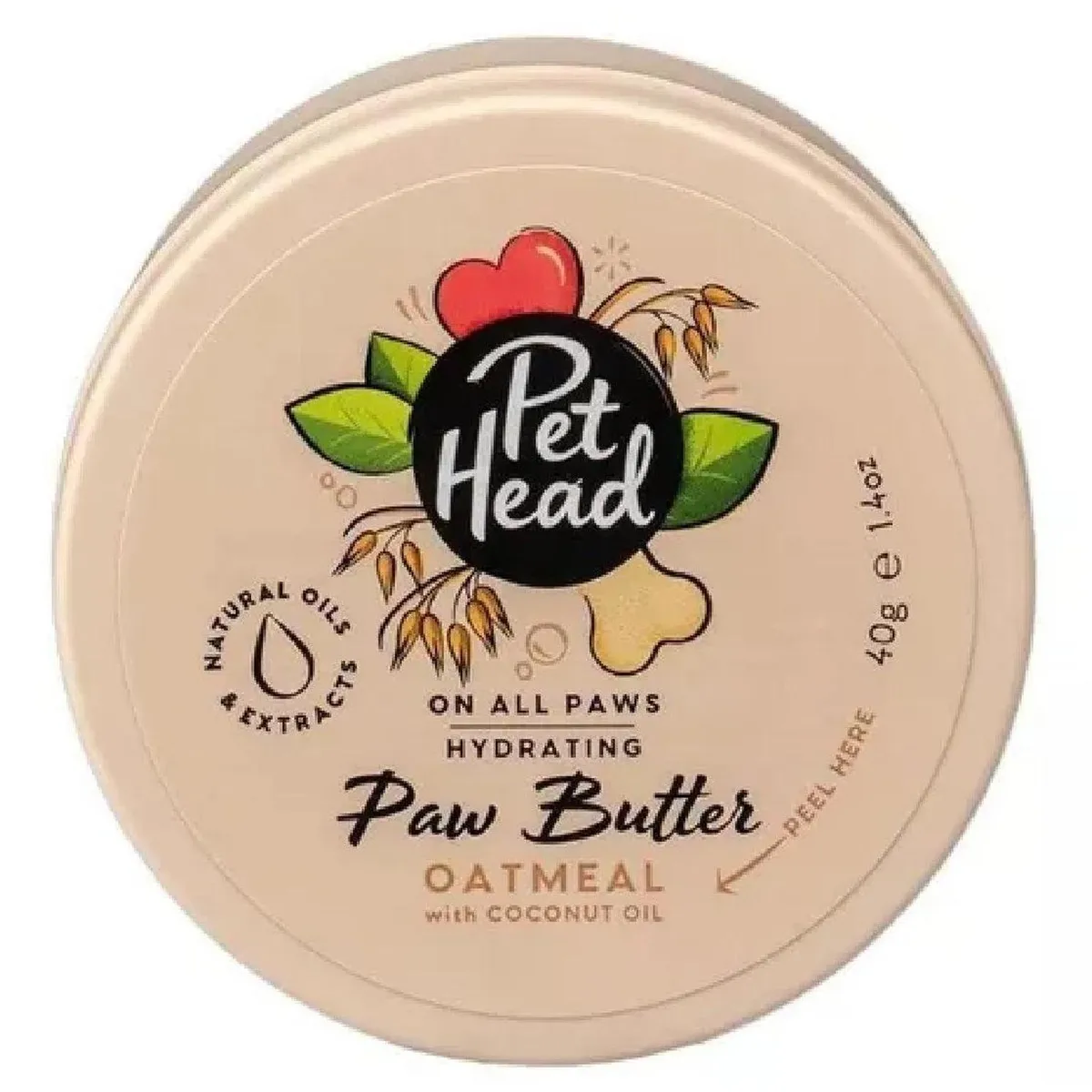 PET HEAD - Mantequilla De Avena Para Patitas Agrietadas 40 G