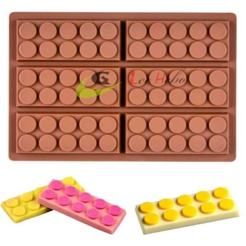 GENERICO - Molde Silicona Para Chocolate Forma Mini Legos