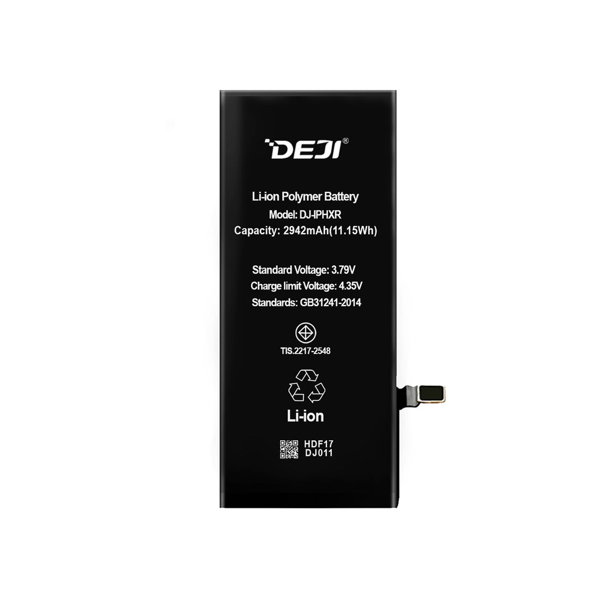 GENERICO - Bateria Compatible con Iphone XR DEJI Capacidad 2942mAh